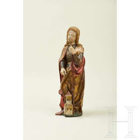 Skulptur des Heiligen Florians, süddeutsch, 2. Hälfte 15. Jahrhundert - photo 5