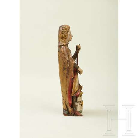 Skulptur des Heiligen Florians, süddeutsch, 2. Hälfte 15. Jahrhundert - Foto 6