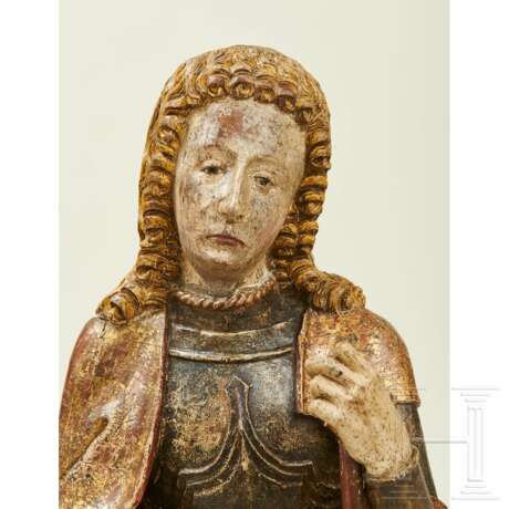 Skulptur des Heiligen Florians, süddeutsch, 2. Hälfte 15. Jahrhundert - фото 8