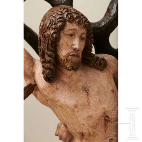 Skulptur des Heiligen Sebastians, Schwaben, um 1520 - photo 8