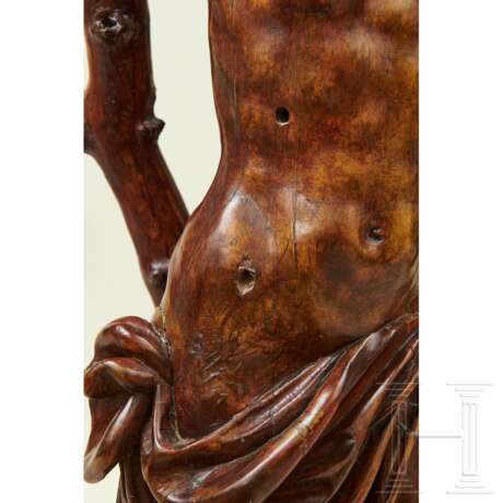 Große Skulptur des Heiligen Sebastians, Süddeutschland oder Italien, 1. Hälfte 16. Jahrhundert - фото 7