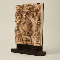 Herausragendes Alabaster-Relief, Spanien, 16. Jhdt,