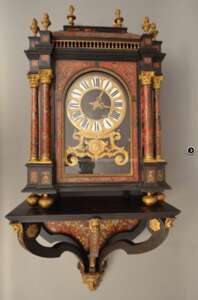 Wall clock 18th century. Bull