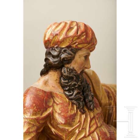 Skulptur eines alttestamentarischen Propheten (Abraham?), süddeutsch, 17. Jahrhundert - photo 6