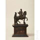 Bronzene Figurengruppe, der Heilige Martin zu Pferd mit Bettler und Hund, Norditalien, 17. Jahrhundert - photo 9