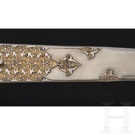 Silbermontierter, geschnittener und goldtauschierter Prunk-Kilic, osmanisch, um 1800 - фото 3