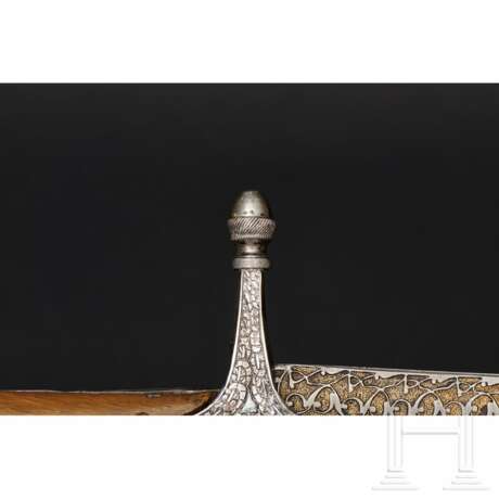 Silbermontierter, geschnittener und goldtauschierter Prunk-Kilic, osmanisch, um 1800 - photo 8