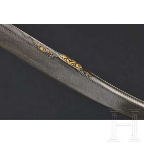 Silbermontierter, geschnittener und goldtauschierter Prunk-Kilic, osmanisch, um 1800 - фото 10