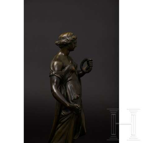 Bronzenes Figurenpaar, Dionysos und Nike darstellend, Frankeich, 19. Jahrhundert - photo 6