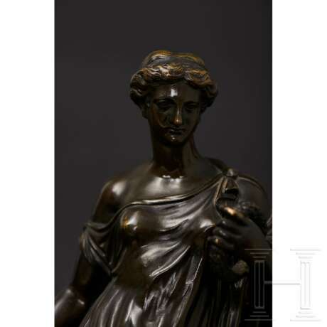 Bronzenes Figurenpaar, Dionysos und Nike darstellend, Frankeich, 19. Jahrhundert - Foto 11