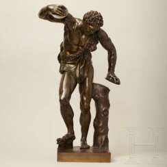 "Tanzender Faun" - klassizistische Bronze, Italien, 19. Jahrhundert