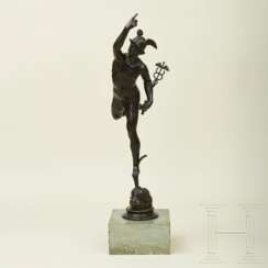 Bronze Hermes nach Giambologna, Ende 19. Jahrhundert