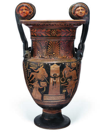 AN APULIAN RED-FIGURED VOLUTE-KRATER - фото 2