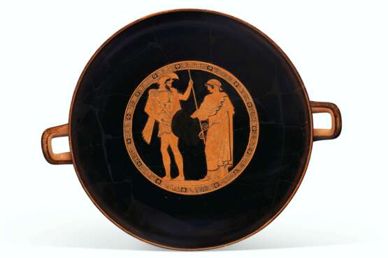 AN ATTIC RED-FIGURED KYLIX - фото 1