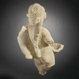 A ROMAN MARBLE EROS WITH A SHELL - photo 4