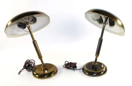 Art Deco Messing Designlampen. - photo 2
