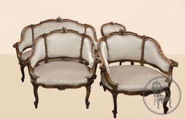 set of upholstered furniture of the XIX century