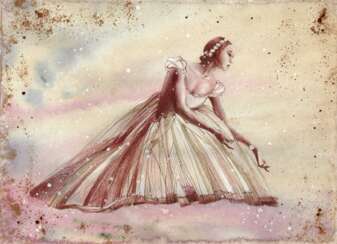 Ballett, Ballett, Ballett ... Zeichnung, handgemacht, 2020 Autorin - Natalya Mishareva
