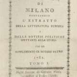 [MILANO-GIORNALI] - Giornale enciclopedico di Milano - Il Corriere di Gabinetto - Gazzetta di Milano - фото 1
