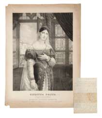 PASTA, Giuditta (1797-1865) - Lettera autografa alla figlia Clelia