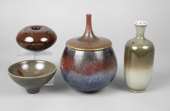 Wendelin Stahl vier Keramikobjekte - Foto 1