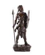 Charles Octave Levy. Bronze sculpture Gallic warrior Levi