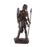 Skulpture „Bronzeskulptur Gallischer Krieger Levi“, Charles Octave Levy (1820 - 1899), Emaille, Gemischte Technik, 398, 1899 - Foto 3