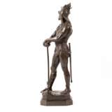 Figure “Jean Didier Early (1824-1893) bronze Vercingetorix””, Jean Didier Debut (1824 - 1893), Enamel, Mixed media, 398, 1880 - photo 5