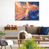 Интерьерная картина «Акриловая абстракция FANTASY ISLAND», Холст на подрамнике, Акриловые краски, Абстракционизм, 2020 г. - фото 5