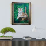 Тигр Toile Peinture à l'huile Art contemporain Animaliste 2020 - photo 2