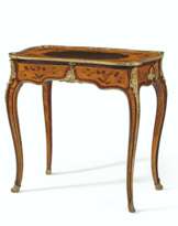 A LOUIS XV ORMOLU-MOUNTED TULIPWOOD, AMARANTH AND KINGWOOD B...