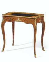 A LOUIS XV ORMOLU MOUNTED TULIPWOOD AND KINGWOOD BOIS DE BOU...
