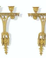 A PAIR OF LATE LOUIS XVI ORMOLU WALL-LIGHTS