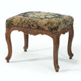 A FRENCH BEECHWOOD TABOURET - photo 1