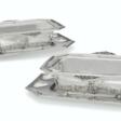 A PAIR OF FRENCH SILVER SAUCE BOATS ON STANDS - Auction prices