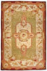 AN AUBUSSON CARPET