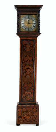 A WILLIAM AND MARY WALNUT AND PARCEL-EBONIZED FLORAL MARQUETRY TALL CASE CLOCK - photo 1