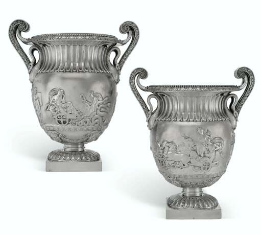 Storr, Paul. THE TRIUMPH OF BACCHUS: A PAIR OF GEORGE IV WINE COOLERS - фото 1