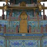 A MASSIVE CHINESE CLOISONNÉ ENAMEL MODEL OF A PAGODA - фото 6