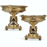 A PAIR OF FRENCH SILVER-GILT LARGE CENTERPIECE DESSERT STANDS - photo 2