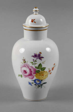 Meissen Deckelvase ”Blumenbukett” - Foto 1