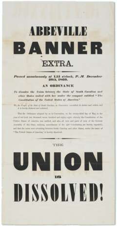THE UNION IS DISSOLVED! - Foto 1