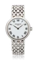 PATEK PHILIPPE, LADIES’ CALATRAVA, 18K WHITE GOLD, REF. 4809/2