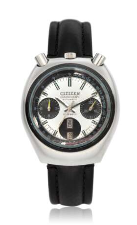 CITIZEN, STEEL AUTOMATIC CHRONOGRAPH WITH DATE - photo 1