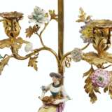 A LOUIS XV ORMOLU-MOUNTED MEISSEN, FRENCH PORCELAIN AND LACQUER ENCRIER - Foto 3
