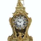 A LOUIS XV ORMOLU-MOUNTED GREEN-STAINED HORN CARTEL CLOCK - photo 1
