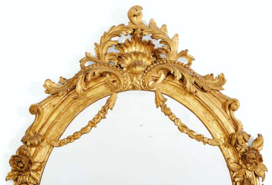 A PAIR OF GEORGE II GILTWOOD MIRRORS - photo 2