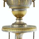 A PAIR OF NAPOLEON III NEO-GREC PARCEL-GILT AND SILVERED BRONZE TORCHERES - фото 2