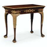 A GEORGE II MAHOGANY AND PARCEL-GILT SIDE TABLE - фото 1