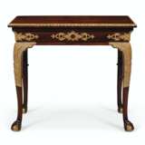 A GEORGE II MAHOGANY AND PARCEL-GILT SIDE TABLE - фото 2